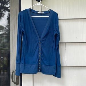 Blue cardigan/sweater